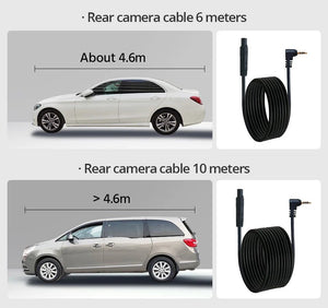 10 Inch 1080P Night Vision Car Dash Cam With Touch Screen And Rear View Mirror - stepyours.com