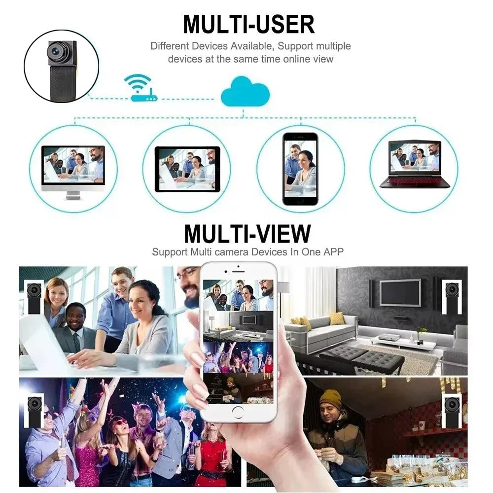 4K Mini WiFi Camera With Remote Viewing And Motion Alerts - stepyours.com
