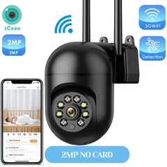 4MP Outdoor WiFi Camera 2K PTZ Night Vision IP Surveillance ICSee App - stepyours.com