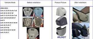 Plug and Play 4K Car Dash Cam for Audi A3 A4 A5 A6 A7 A8 Q3 Q5 Q7 TT 2016 - 2023 - stepyours.com