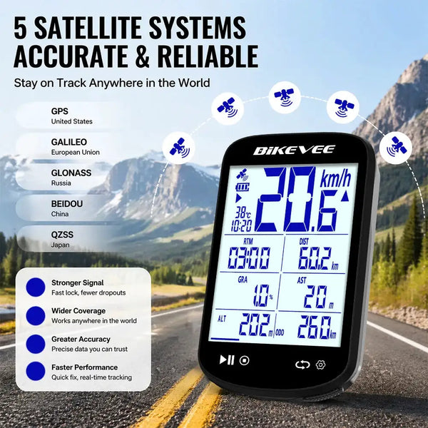 Bike Computer Bluetooth Speedometer — product view 2