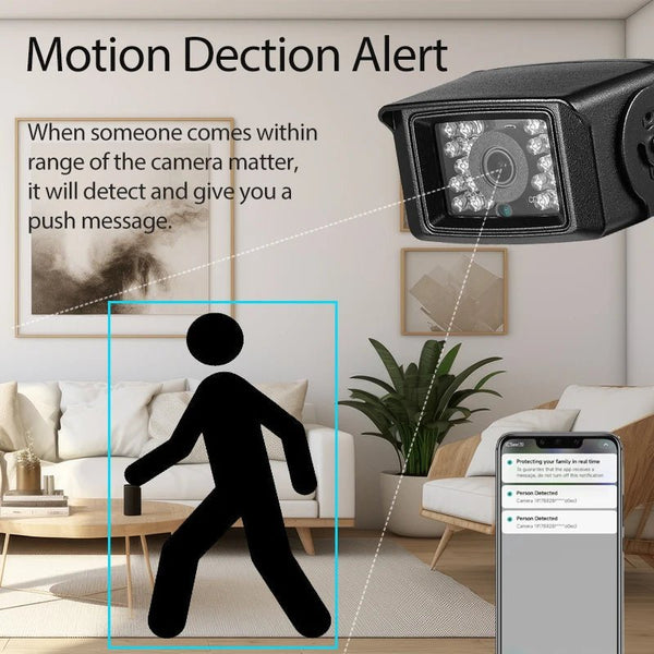 4K 8MP POE Outdoor Security Camera With Night Vision IP66 Weatherproof Bullet - stepyours.com