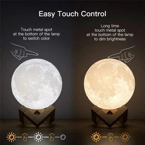 Moon Lamp for Home Office Desk Glow — product view 3