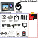 HUAFANT M4R Action Camera 5K 4K60FPS Waterproof 30m IPS Touch LCD 5X Zoom - stepyours.com