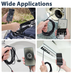 KERUI 2MP Industrial Endoscope Camera - Dual Lens, IP67 Waterproof, Type - C Ready - stepyours.com