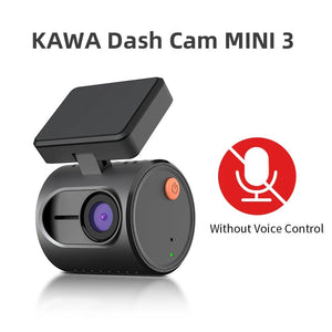 Kawa 2K Dash Cam Mini 3 for Cars Night Vision WiFi App - stepyours.com