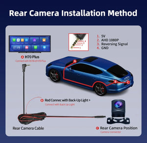 Imagebon H70 Plus 11.4 Inch 4K ADAS Dash Cam 60FPS Night Vision Dual Recording - stepyours.com