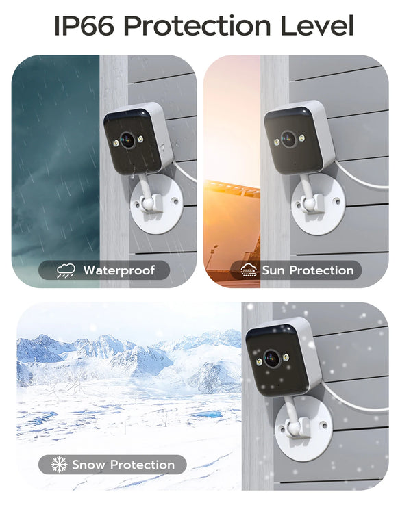JOOAN 1080P WiFi IP Camera Outdoor Surveillance 5X Digital Zoom Night Vision - stepyours.com
