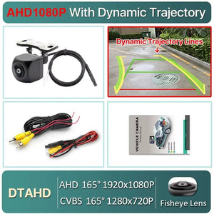 GreenYi AHD Car Rear View Camera 170 Degree Fisheye HD Night Vision Waterproof - stepyours.com