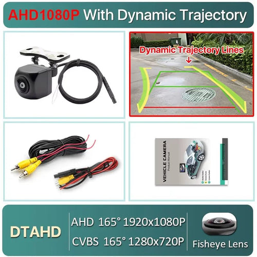 GreenYi AHD Car Rear View Camera 170 Degree Fisheye HD Night Vision Waterproof - stepyours.com