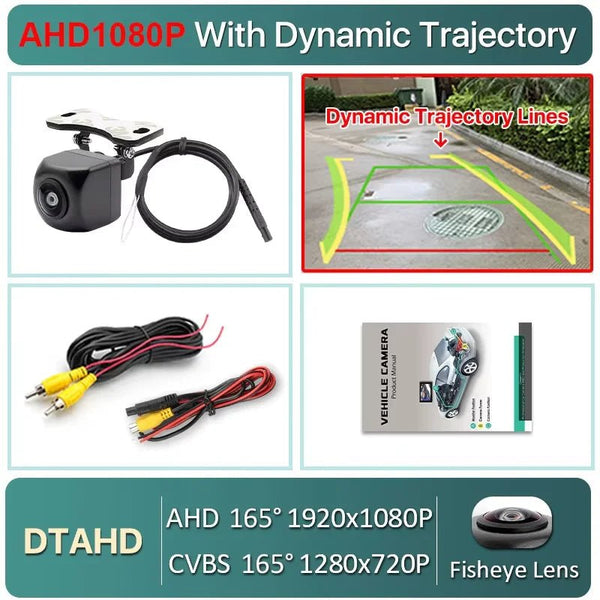 GreenYi AHD Car Rear View Camera 170 Degree Fisheye HD Night Vision Waterproof - stepyours.com