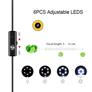 5.5mm Sewer Endoscope Type C Mini Camera For Android Compact Borescope Hooks - stepyours.com