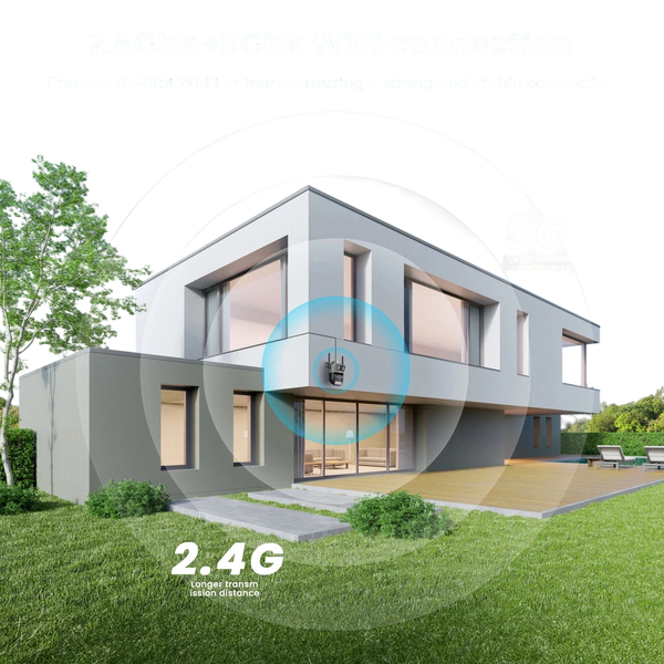 BESDER 15MP WiFi Outdoor Camera Dual Screen 10X Zoom PTZ Security IP Cam - stepyours.com