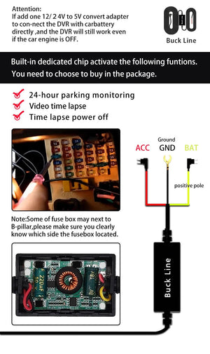 4K Dash Cam Dual Lens With GPS WiFi Night Vision Never Miss A Moment - stepyours.com