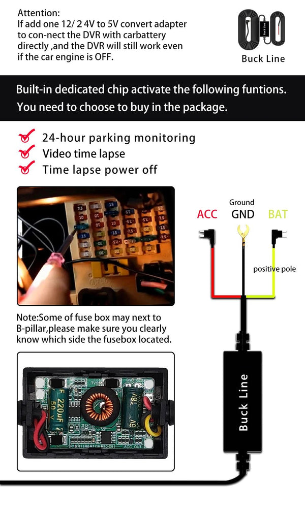 4K Dash Cam Dual Lens With GPS WiFi Night Vision Never Miss A Moment - stepyours.com