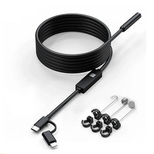 Android IOS 2 In 1 Endoscope Camera - Type C Waterproof Borescope - stepyours.com