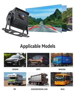 Universal Backup Car Rear View Camera For Truck With 5 Inch Monitor Night Vision - stepyours.com