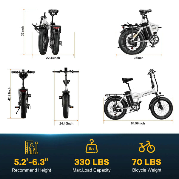 Cybervelo Electric E Bike — product view 8