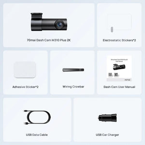 70mai M310 Plus 2K Dash Cam With English Voice Control 1440P WDR Parking WiFi 6 - stepyours.com