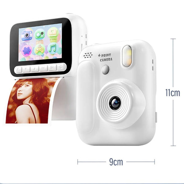 Kids Color Printing Instant Camera 32GB 1080P Digital Photo Video Gift - stepyours.com