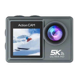 HUAFANT M4R Action Camera 5K 4K60FPS Waterproof 30m IPS Touch LCD 5X Zoom - stepyours.com