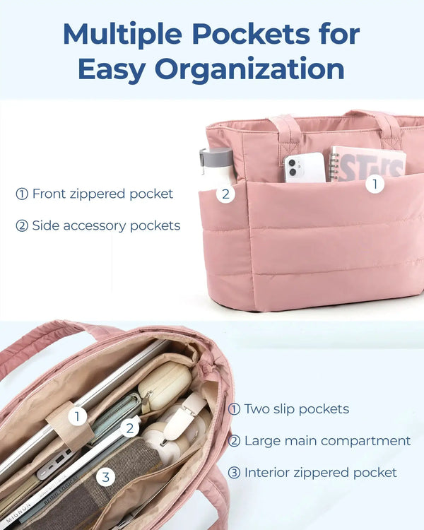 Lightweight Bubble Tote Bag - Everyday Use — product view 2