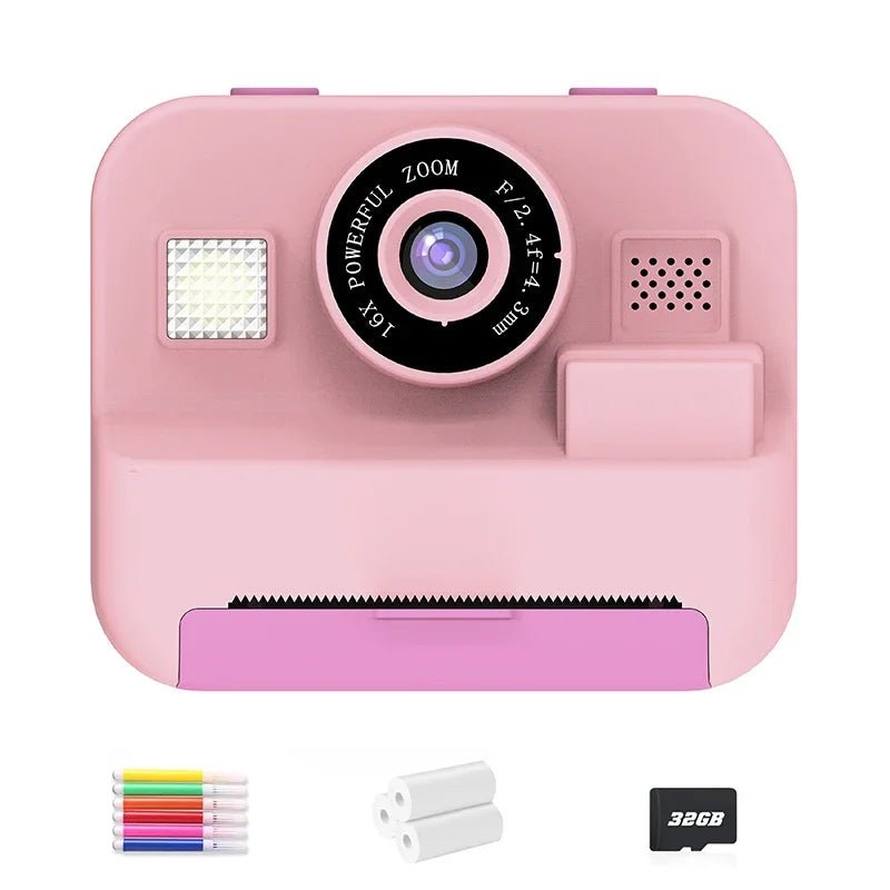 IAURA Educational Kids Camera 1080P Mini Video Camera With 32GB Card - stepyours.com