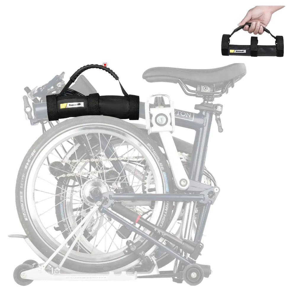 Rhinowalk Hand Carrying Handle Strap for Folding Bike Kick Scooter Electric Scooter Carry Strap with Non-slip Rubber Handle