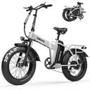ESKUTE Electric Bike for Adults, 48V 20.8Ah Removable Battery, 20x4 Fat Tire Foldable Ebike with 1200W Peak Motor, Folding E Bike with 7‑Speed, 20+ MPH, up to 80 Miles, NFC Unlock