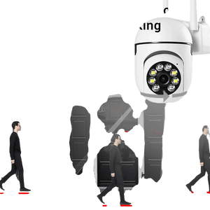 OKam Pro Indoor 8MP WiFi IP Camera - Smart Tracking And 355 Degree Pan - stepyours.com