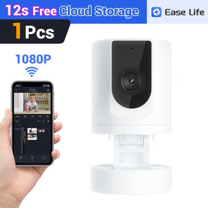 Indoor Pet Camera With Phone App 1080P WiFi Security Camera Foldable - stepyours.com