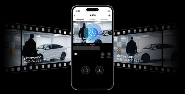 Pictrey A400 4K Dash Cam With Built In ADAS WiFi 1.9 Inch IPS Screen - stepyours.com