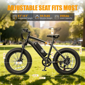 Hopepeak Fat Bike - Long Range — product view 6