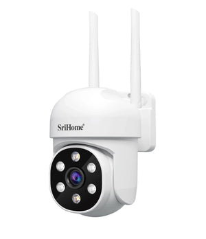 Srihome SH061 Wireless PTZ AI 1080P Home Security Camera Night Vision CCTV - stepyours.com