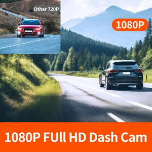 3 Channel Dash Cam 1080P Front And Rear Night Vision Parking Monitor Car DVR - stepyours.com