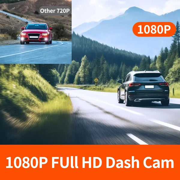 3 Channel Dash Cam 1080P Front And Rear Night Vision Parking Monitor Car DVR - stepyours.com