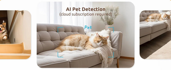 Blurams Indoor Security Camera 2K Kit - 360 Degree Coverage for Pets and Seniors - stepyours.com