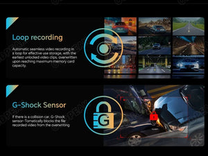 K60 Pro 11.3 Android 14 Screen GPS CarPlay Android Auto Dash Cam 1080P RearView - stepyours.com