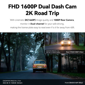 DDPAI Mola N3 Pro Dash Camera 2.5K With WiFi Car DVR - stepyours.com