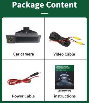 AHD 1080P Waterproof BMW Rear View Camera For E60 E39 E90 E82 X1 X5 X6 - stepyours.com