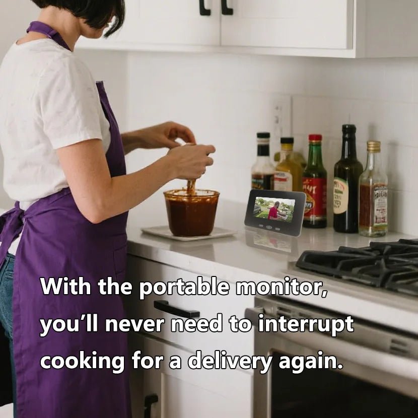 Tuya Wireless 2MP Video Doorbell With 5 Inch Indoor Monitor - stepyours.com