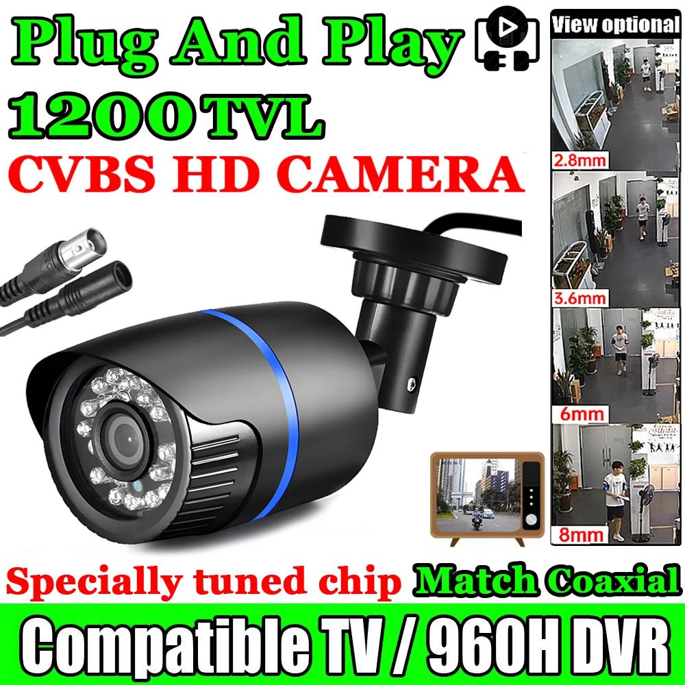 Real 1200TVL Mini CCTV Camera IP66 Waterproof Outdoor Security for Home - stepyours.com