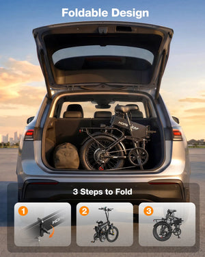 Hopepeak - Folding Ebike — product view 7