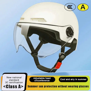 Cartoon Half Helmet With Goggles — product view 10
