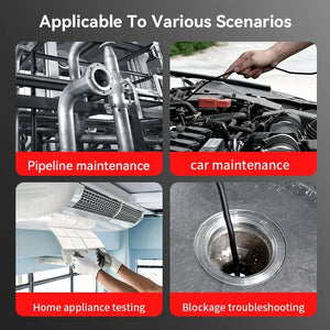 3.9mm HD Two Way Rotary Endoscope Camera 360 1080P 5.0 Inch IPS Screen Hooks - stepyours.com