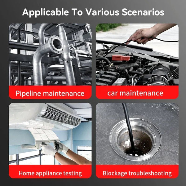 3.9mm HD Two Way Rotary Endoscope Camera 360 1080P 5.0 Inch IPS Screen Hooks - stepyours.com