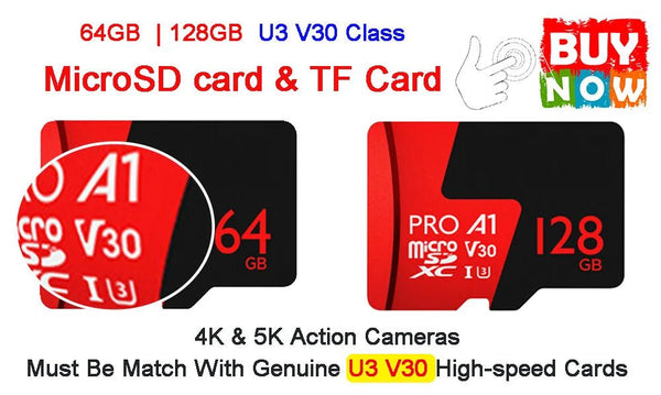 Adventure Ready Action Camera 5K 4K60FPS Dual IPS Touch LCD Waterproof 30M - stepyours.com