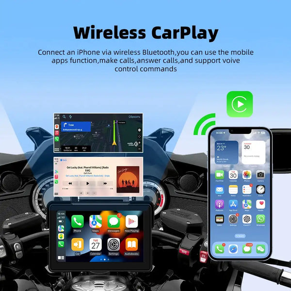 Portable Wireless CarPlay Moto Dashboard — product view 3