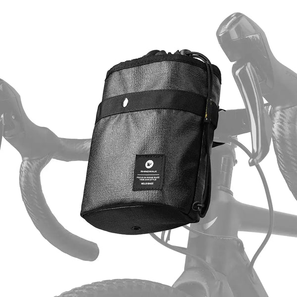 Rhinowalk Morandi Color Bike Front Bag 2.5L Water Bottle Bag High Capacity Bike Handlebar Bag Portable Cycling Shoulder Pack