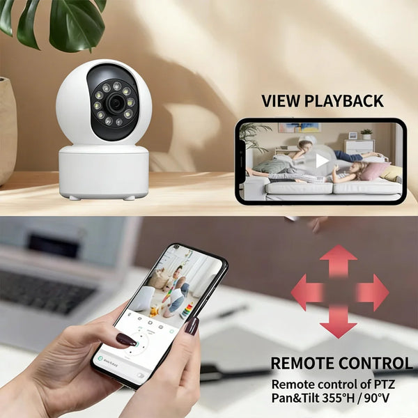 KaiAqua Pet Camera - 360 Degree Pan And Tilt, 5G And 2.4GHz WiFi, Night Vision by stepyours.com